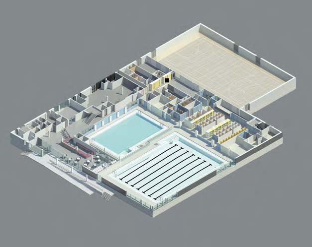 Images showing the centre’s two floor plans