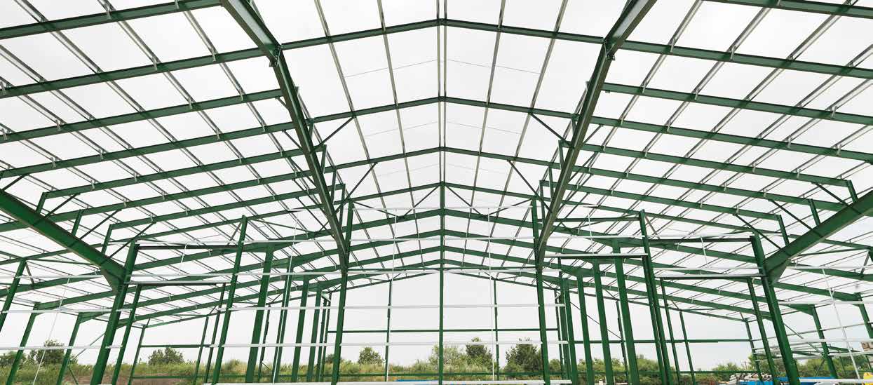 Large open spans were a design requirement