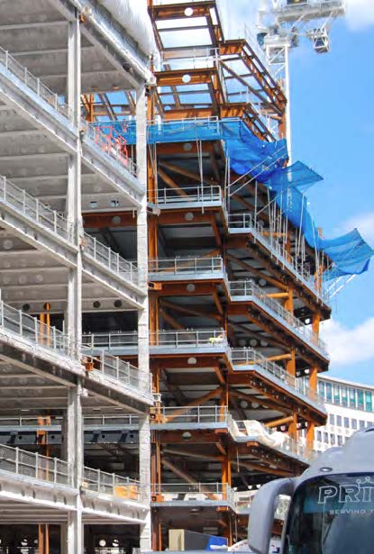 Building One (foreground) and Building Two viewed from York Road