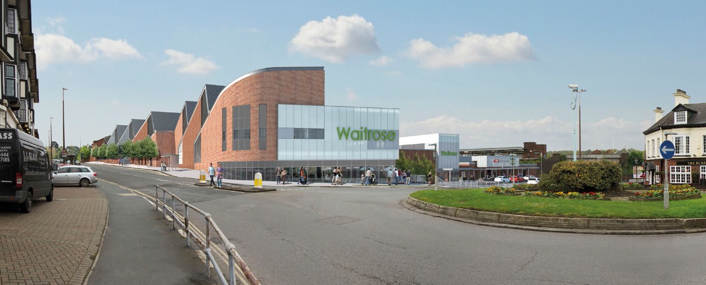 The Waitrose store is the largest part of the station upgrade scheme