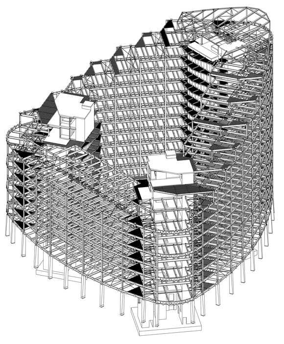 3D model of what is aiming to become Manchester’s first BREEAM ‘Outstanding’ building