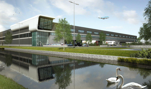 Fokker 7/8 distribution centre, Schiphol, Netherlands (Image courtesy of Tata Steel)