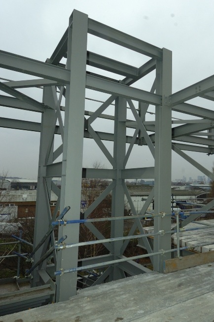 A braced steel core