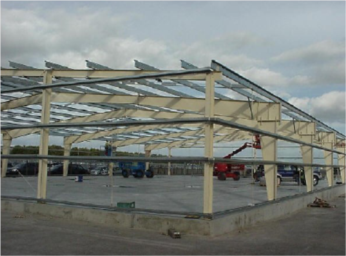 Reused steel structures - Honda, Swindon. &lt;br&gt;&#39;&#39;Image courtesy of Caunton Engineering&#39;&#39;