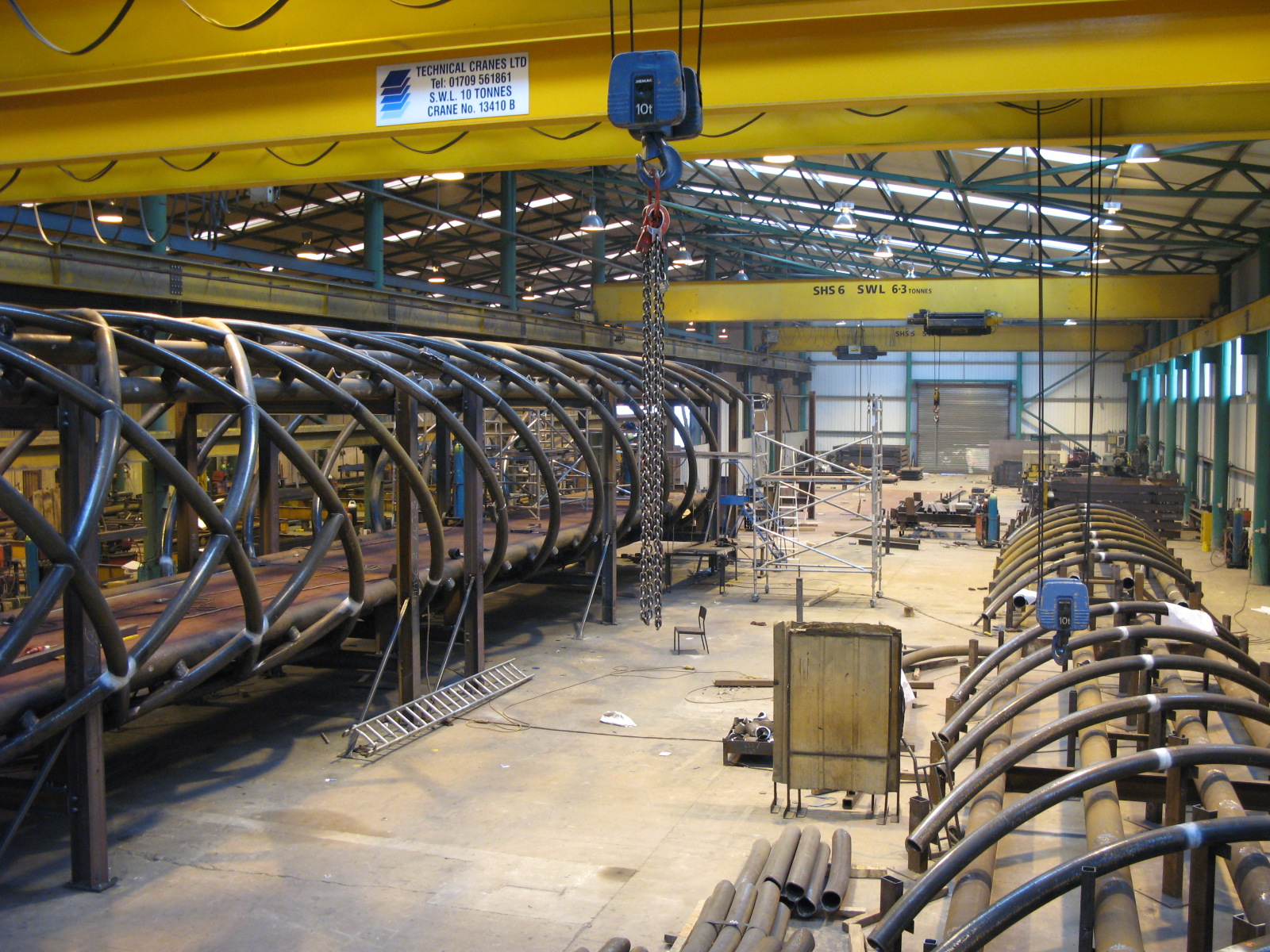 M8 Footbridge, Harthill&lt;br&gt;&lt;i&gt;(Image courtesy of S.H.Structures Ltd.)&lt;/i&gt;