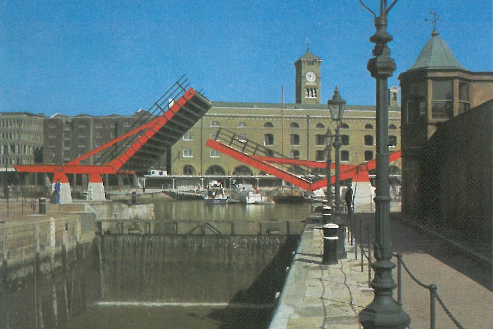 St Katherine-by-the-Tower Inner Lifting Bridge, London