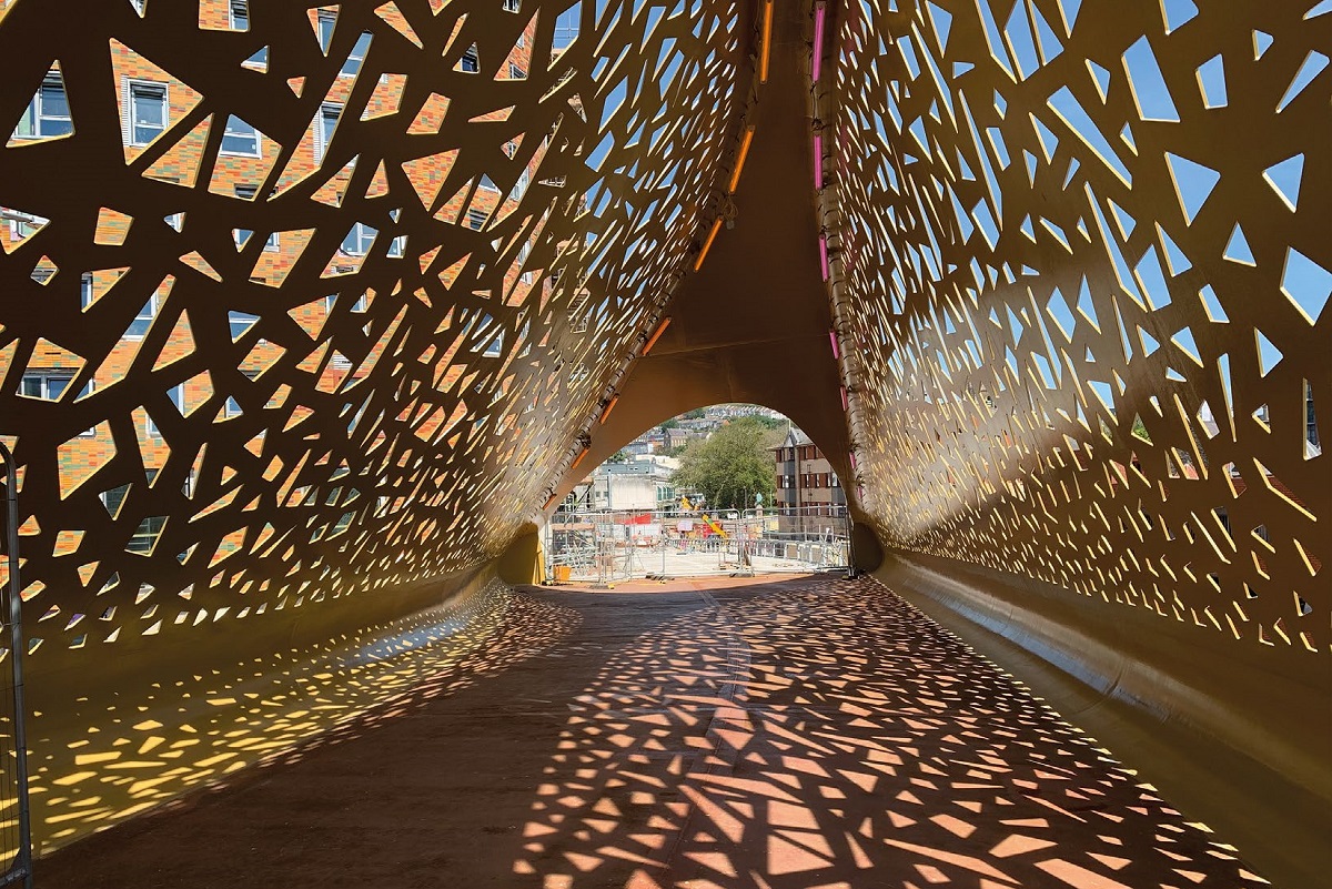 Copr Bay footbridge, Swansea