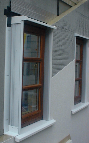 Window pod detail used with insulated render